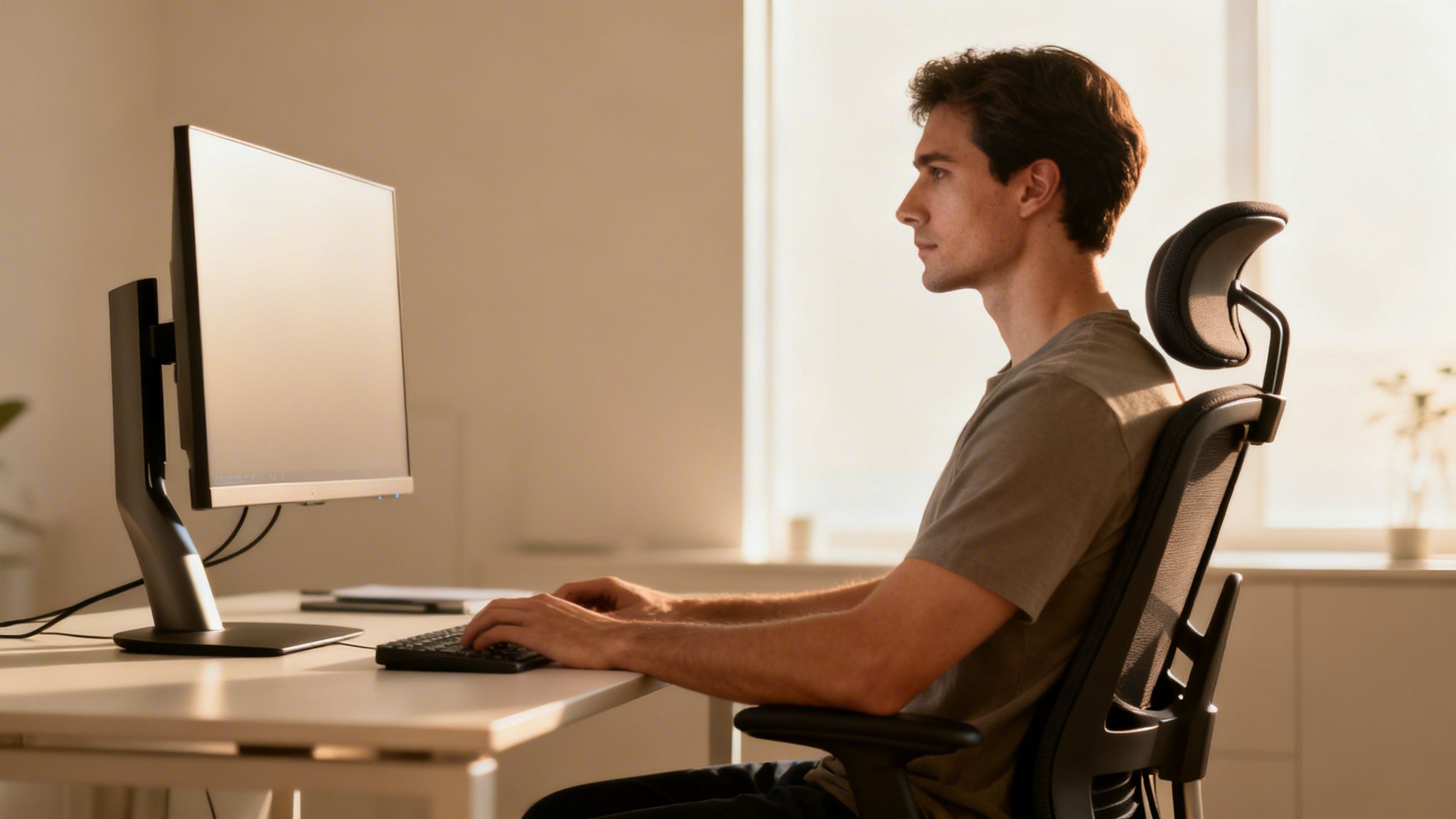 A person performing a side-lying external rotation exercise with a dumbbell for rotator cuff strengthening.